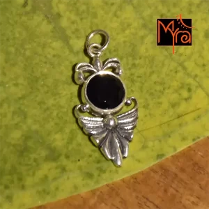 Glass Iolite Pendant