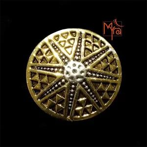 Star Motif Dual Tone Ring