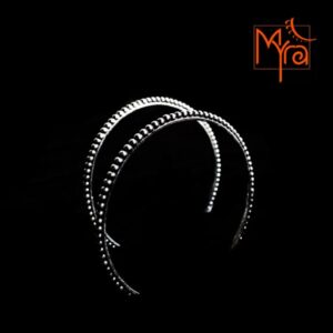 Pure Silver Bangles : 8 (Size 26)