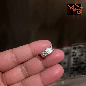 Polished Wave Pattern Toe Ring
