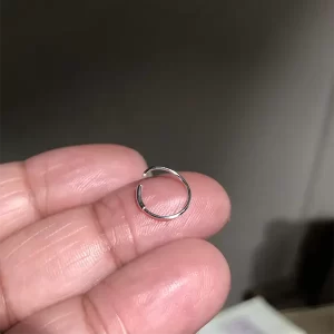 Simple Nose Ring (Pure Silver)