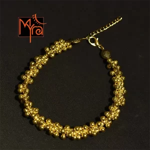 German Golden Bell Anklet : Golden