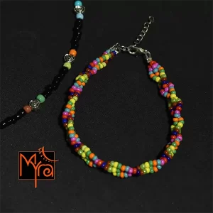 Braided Anklet : Multicolor