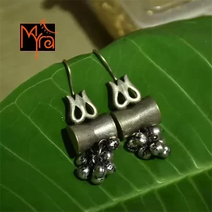 Trishul and Dumroo Earrings with Bells