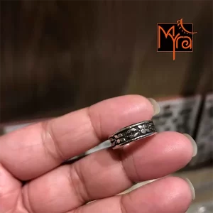 Oxidised Butterfly Toe Ring
