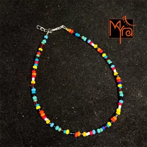 Plain Beaded Anklet : Multicolor (II)