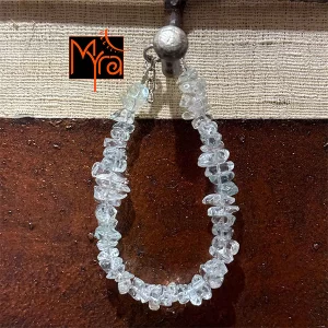 Uncut Stone Bracelet : Transparent